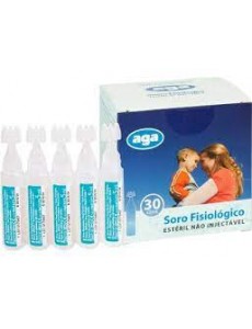 SORO FISIOLÓGICO ESTERILIZADO 5ML  AGA (EMB.30UND.) (IVA INCLUÍDO)
